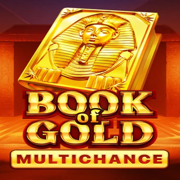 Book of Gold Multichance logo by Playson SpinSahara Casino