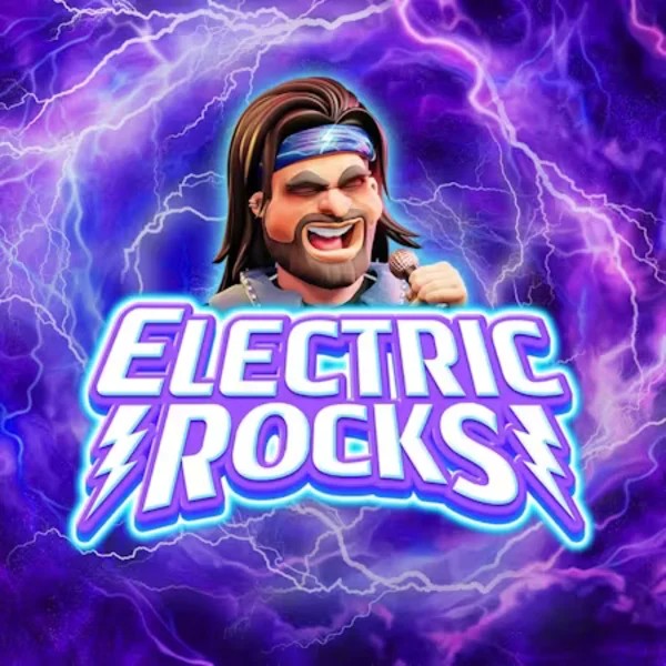 Electric Rocks logo – Slots by Inspired Gaming at SpinSahara Casino