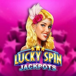 Enjoy Lucky Spin Jackpots by Novomatic – logo hosted on spin-sahara.gr