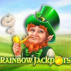 Rainbow Jackpots game by Red Tiger Gaming – logo hosted on SpinSahara Casino