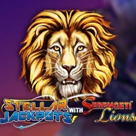 Stellar Jackpots with Serengeti Lions slot visual from Lightning Box Game available on spin-sahara.gr