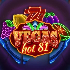 Vegas Hot 81 slot logo by Wazdan at SpinSahara Casino